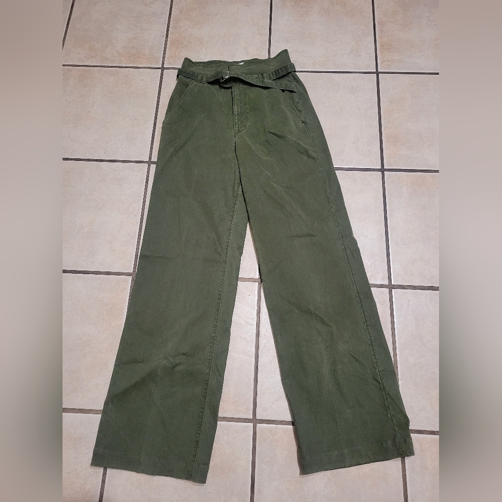 Frame Denim Olive High-Waisted Pants
